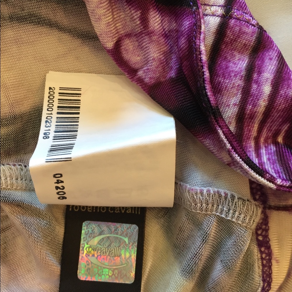 Just Cavalli Multi Color  Sleeveless Top. Small - Picture 6 of 6